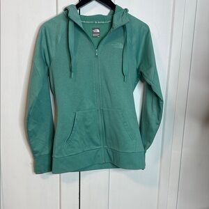 The North Face - Small - Teal Full-Zip Hoodie